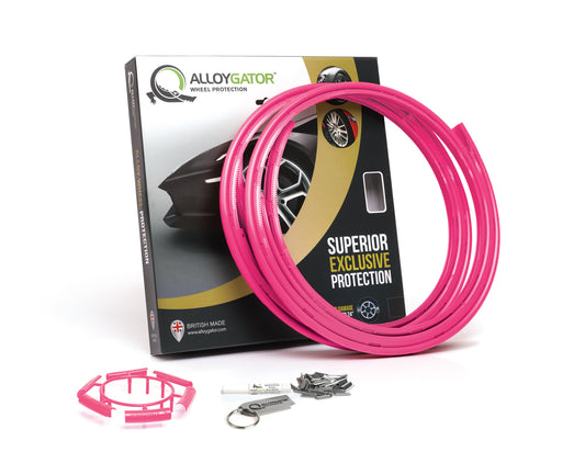 alloygator velgrandbescherming roze